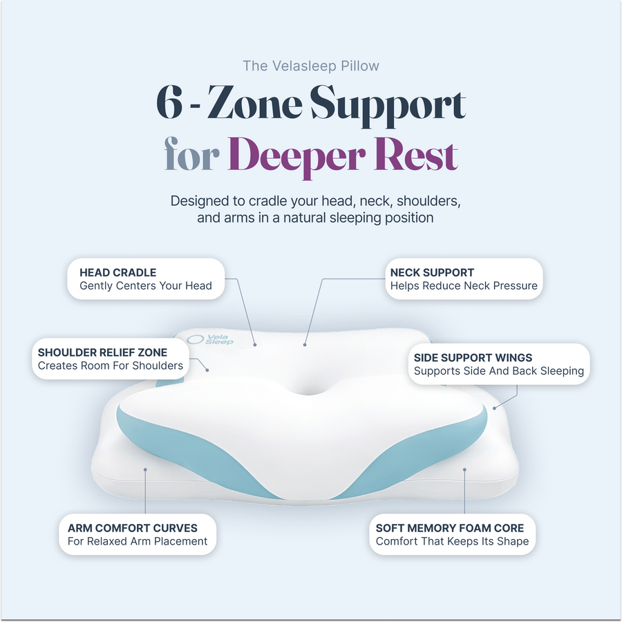VelaSleep Pillow — order now